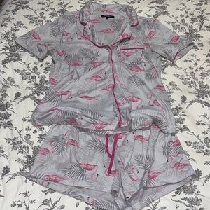 Pink Flamingo Pajama Set